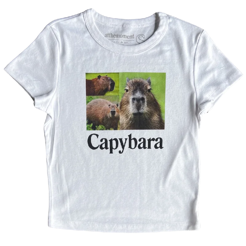 cute women’s jackets for cool weather -Capybara Women's Baby Rib