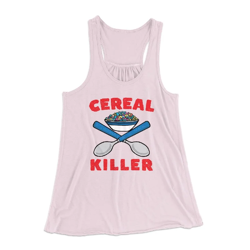 cute women’s skirts for summer -Cereal Killer Women's Flowey Tank Top