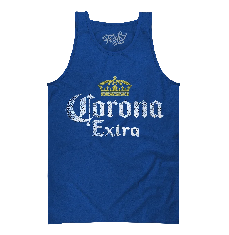 stylish women’s casual wear for 2025 -Corona Extra Tank Top - Blue