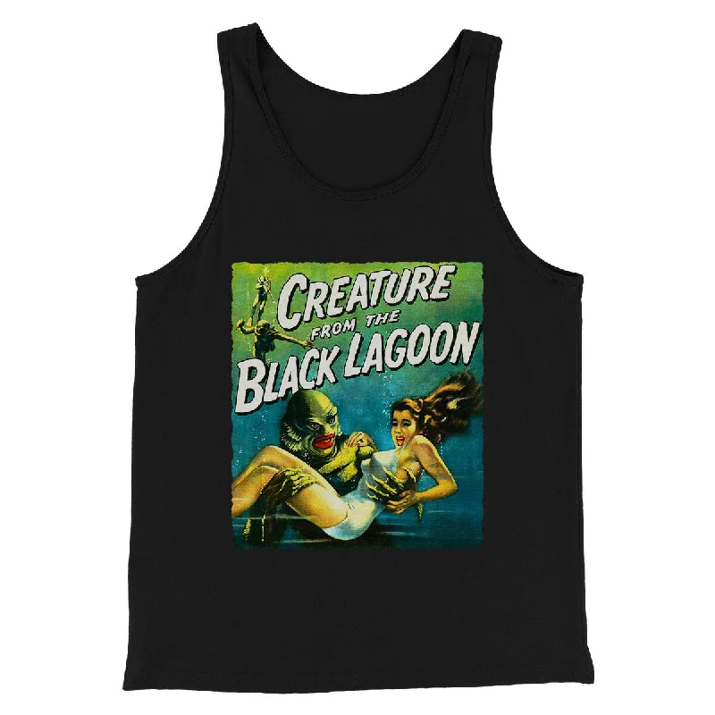 cute women’s jackets for cool weather -Creature Of The Black Lagoon Funny Movie Men/Unisex Tank Top