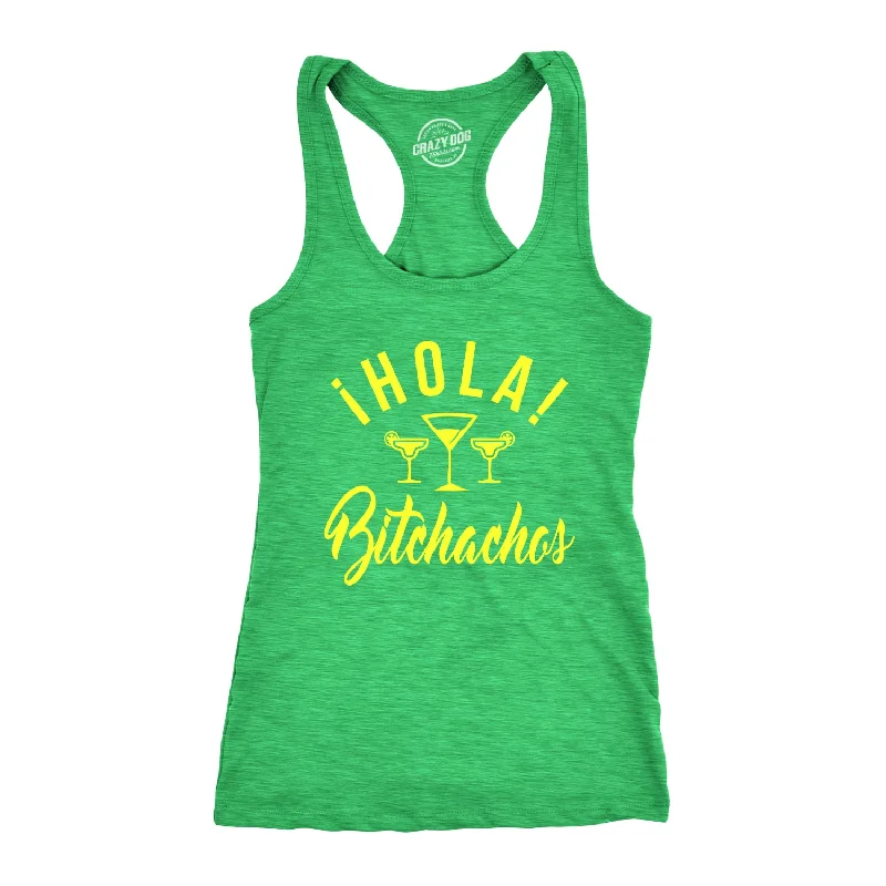 stylish women’s pants for professional wear -Hola Bitchachos Women's Tank Top