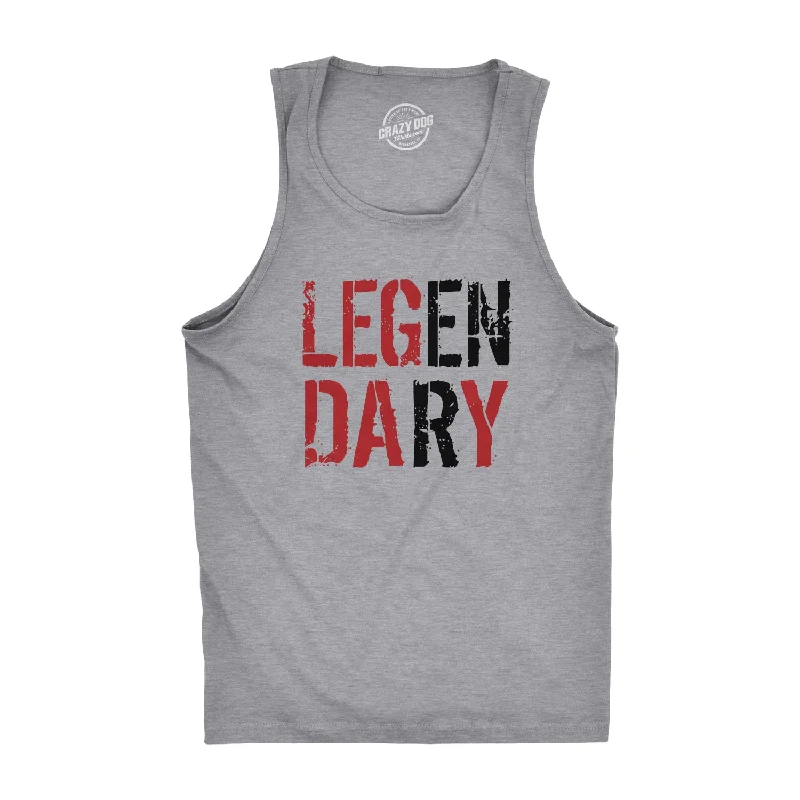 elegant women’s evening gowns for parties -Legendary Leg Day Men's Tank Top