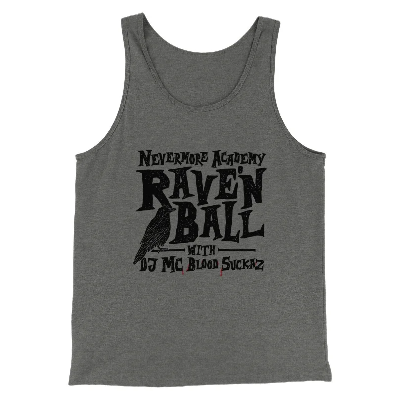 modern women’s jackets for casual outfits -Nevermore Academy Rave'n Ball Men/Unisex Tank Top