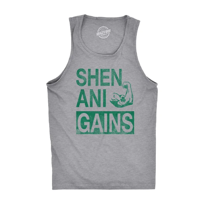 casual and chic women’s clothing sets -Shenani-Gains Men's Tank Top