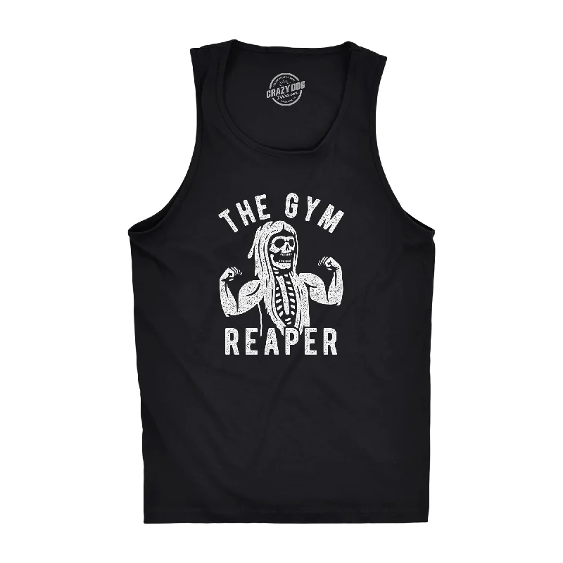 stylish women’s dresses for date nights -The Gym Reaper Men's Tank Top