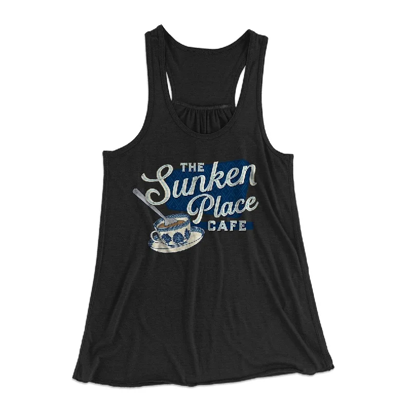 unique dresses for women’s fashionistas -The Sunken Place Cafe Women's Flowey Tank Top