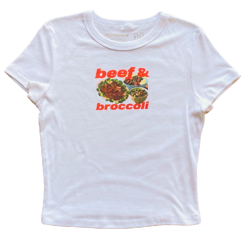 comfortable women’s clothing for travel -Triple Beef and Broccoli Women's Baby Rib