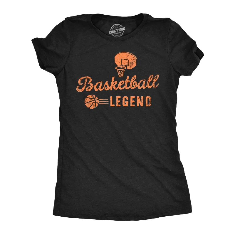 best women’s dresses for family gatherings -Womens Basketball Legend Funny T Shirts Sarcastic Sports Graphic Tee For Ladies