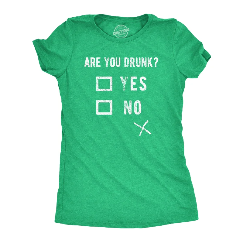 unique women’s dresses for special events -Womens Funny T Shirts Are You Drunk St Patricks Day Drinking Tee For Ladies