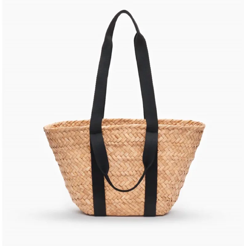 affordable women’s bags for everyday use -Selma Straw Tote Bag In Natural