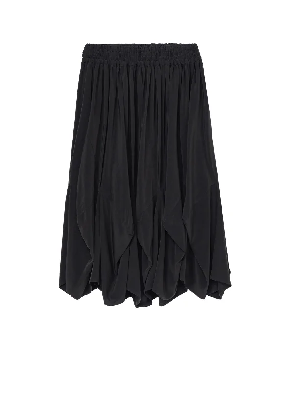 trendy women’s clothing for work meetings -TRIACETATE DECIN ELASTIC WAIST SKIRT